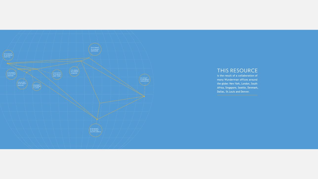 Wunderman Thompson world map infographic
