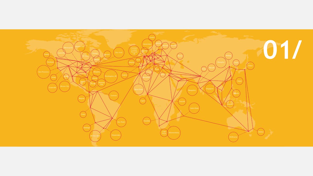 Wunderman Thompson world map infographic