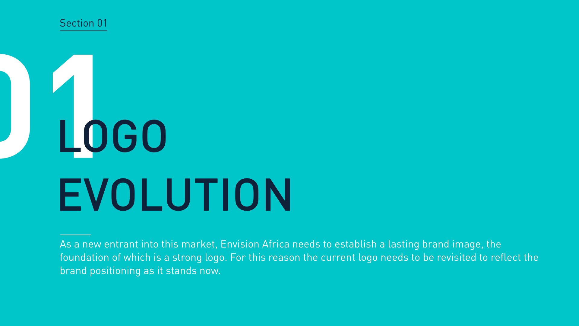 Logo evolution rationale for Envision Africa